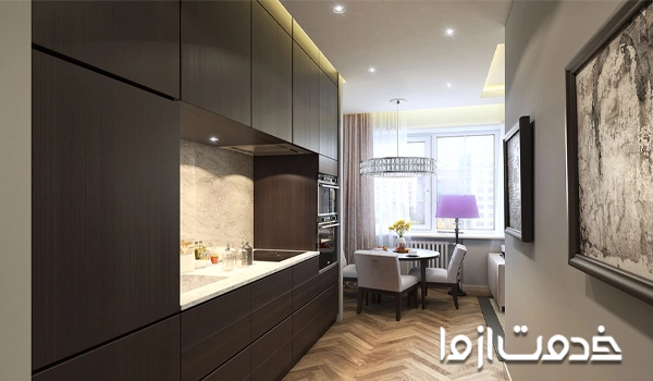 بازسازی خانه 40 متری با تفکیک فضا